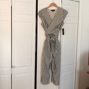 Striped jumpsuit